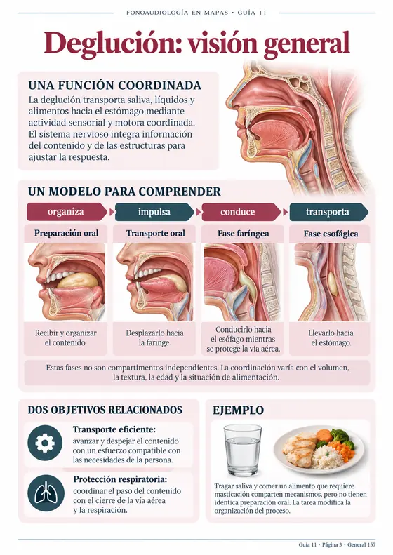 Página de muestra: Deglución: visión general · Guía 11
